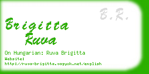 brigitta ruva business card